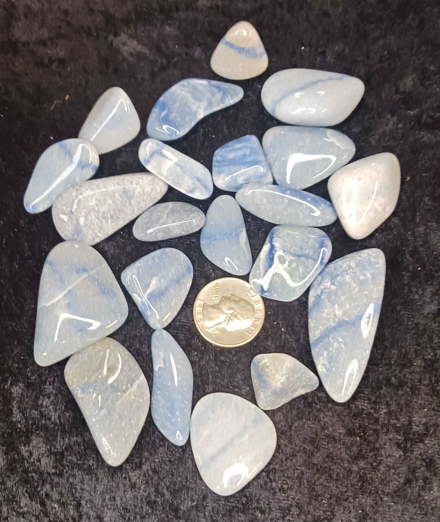 Blue Quartz/Aventurine Crystal