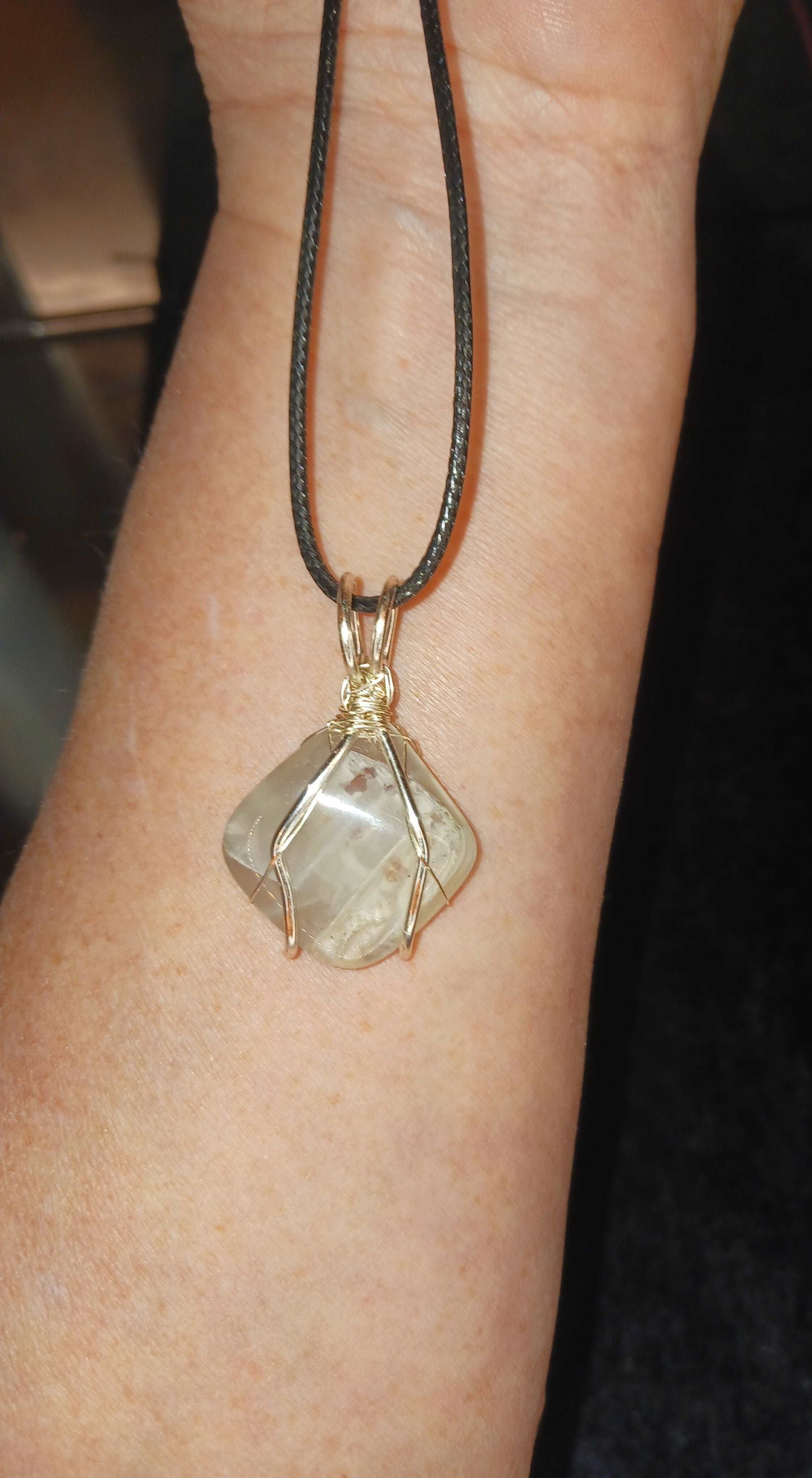 Minute of Moonlight - Moonstone Pendant