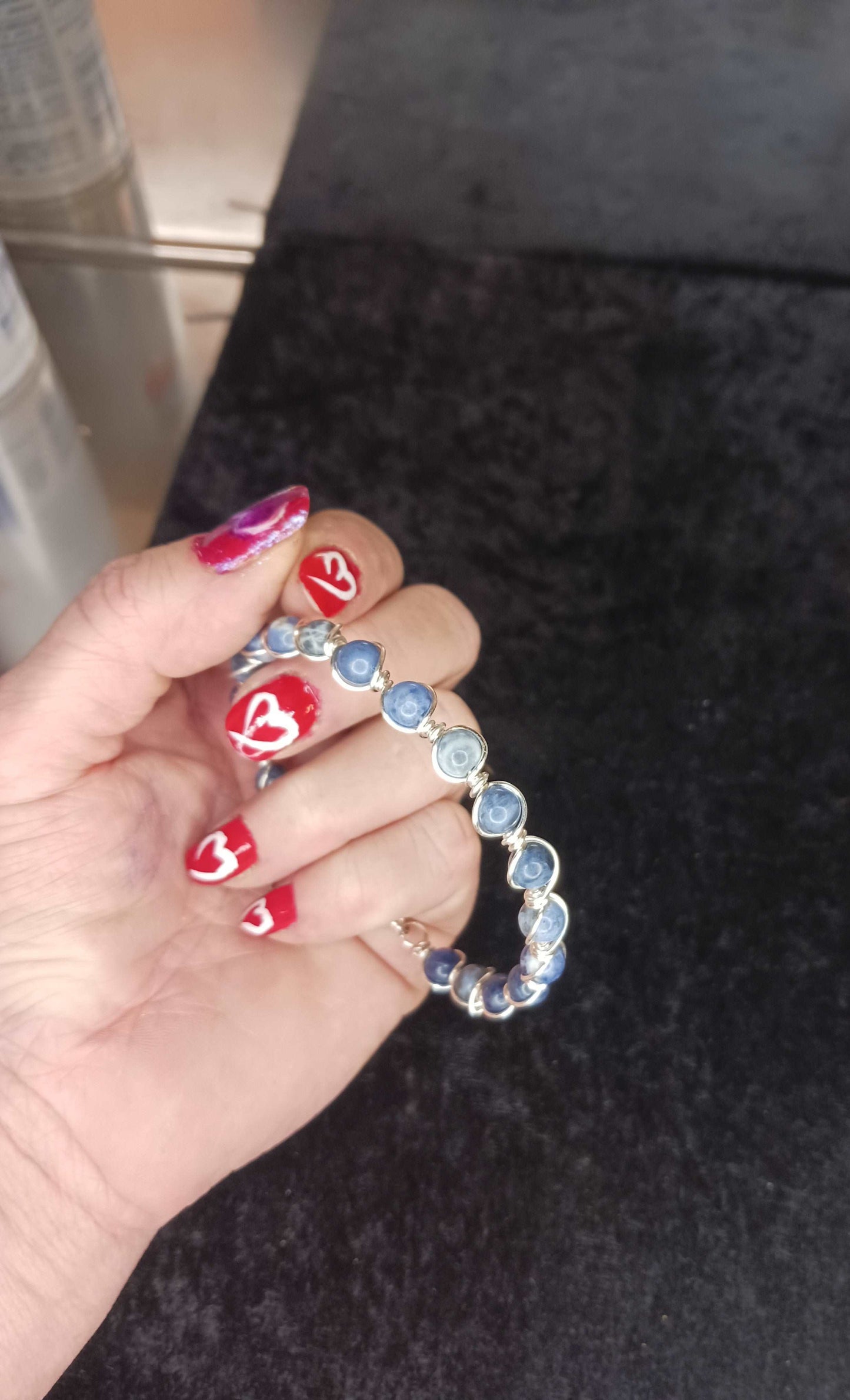 Delicate Dream-Blue Quartz & Silver