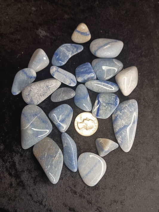 Blue Quartz/Aventurine Crystal